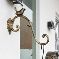Cast Iron Bird Hook Retro Aesthetic Home Decor Shabby Chic for Entryway, Patio
