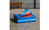 Tarpaulin with Grommets Tear-Resistant Heavy Duty Tarp Versatile Tarp with Grommets for Construction Site