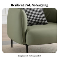Lowsupport Tub Chair Comfortable rearrest Single Sofa Space-Saving dense Foam padding for Apartment Dwellers, Adults, Hotel