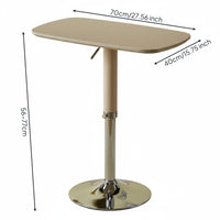 Height Adjustable Side Table Modern Minimalist Design Small Computer Desk
