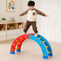 Large Kids Climber, Toddler Climber for 3-6 Years Old, Non-Slip Balance Toy, PP Plastic Climbing Set for 2 Users
