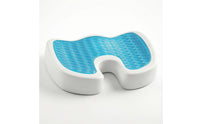 Contoured Memory Foam Seat Cushion Supportive Seat Cushion with Gel Comfortable Chair Pad Soft for Office Workers, Gamers