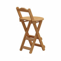 Folding Bar Chair with Backrest Strong Bearing Capacity for Kitchen, Homeowners