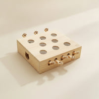 Cat Puzzle Box Solid Wood Wooden Cat Puzzle Sturdy for Indoor Cats
