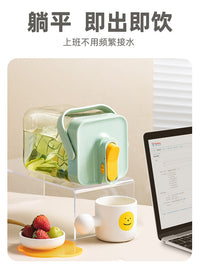 自主设计 冰箱冷水壶带龙头大容量家用冷泡瓶水果茶凉水壶果汁饮