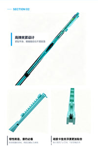 第六代绕线卡三合一钓鱼神器加长鱼漂卡漂前堵绕线器65cm新款