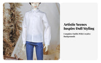 60cm Male Doll Outfit Handmade 1/3 Scales BJD Clothes Detailed Craftsmanship 1/3 BJD Doll Clothes for Collection Display