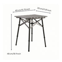 Foldable Folding Camping Table Lightweight Portable Camping Table Compact Furniture Stable for Picnics