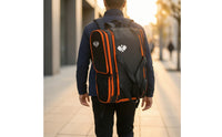 Waterproof Sports Backpack with Shoe Compartment Structured Backpack with Shoe Compartment Padded Gym Bag Vented for Athletes, Players, Tennis
