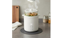 Automatic Keep Warm Mini Rice Cooker Minimalist Design Personal Rice Cooker Non-Stick for Singles, Students, Dorm Room, Office