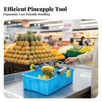 Pineapple Peeling Tool Machine High Effective Stainless Steel Pineapple Peeling Tool Kit Kitchen Equipment Labor Saving