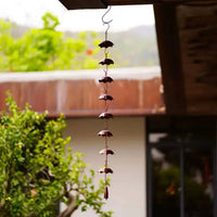 Decorative Metal Rain Chain Weatherproof Metal Rain Chain for Garden, Porch