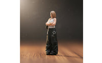 1/24 Scale Stylish Beauty Miniature Figure Fashion Figurine Hand-Painted Female Figurine Resin Decor