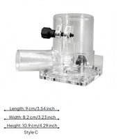 Trim Router Dust Cover Transparent Router Dust Extraction Cover Adjustable Clamp
