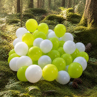 Green Forest Graduation Balloons for Kids - Thickened Non-toxic Retro Outdoor Spring Party Decoration