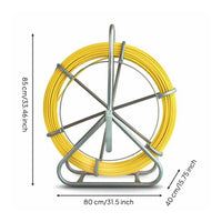 Sturdy Cable Puller with Pulling Head Heavy-Duty Cable Reel Frame Long-Lasting Wire Rack Dispenser Multi-Purpose for Electrical Installation