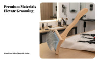 Ergonomic Flat Slicker Brush