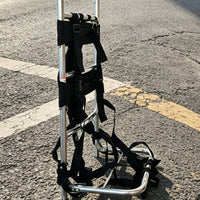 Aluminum Backpack Frame Pack Frame Lightweight Foldable Backpack Trolley for Fishermen