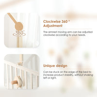 Wooden Baby Crib Mobile Holder for Cross-Border Sales