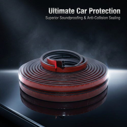 Car Door Seal Strip, Universal Rubber Seal Strip, EPDM Rubber Seal Strip, Automotive Door Seal Strip - New Upgraded B-Type (L-Type) Elevated