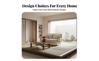 Japanese design Pull-extendable Sleeper Armchair Foldable Pull-extendable Single Bed 2-in-1 Design Space-Saving Furniture sturdy Wood Frame for Small Apartment Dwellers, Homeowners, Office Workers, Bedroom
