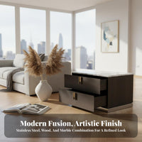 Cylindrical Pedestal Table Luxury Design Nightstand Sturdy Construction Multi-Purpose for Apartment Dwellers, Small Spaces