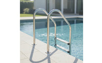 Pool Ladder with Handrails 304 Stainless Steel Swimming Pool Ladder Heavy Duty for Backyard