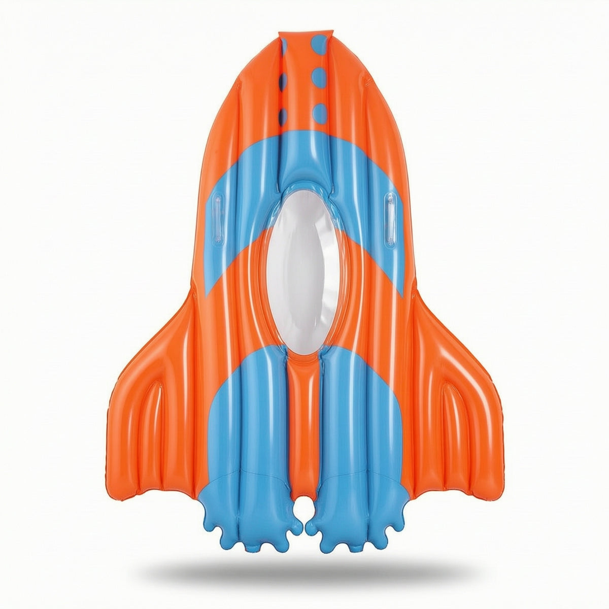 Inflatable Water Board with Window Two-chamberChamber Inflatable Surfboarding Easy to Inflate Pool Lounger with Handles for Kids, Young Children