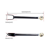 2 Pieces Direct Fit Wrangler JK Control Arms Heavy Duty Adjustable Rear Control Arms for Away from Paved Roads-Road Enthusiasts