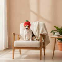 Strawberry Hat Soft Pet Hat Padded for Costume Parties