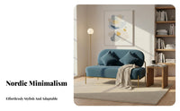 Pebble Couch Minimalist aesthetic Indoor Furniture Comfortable Seating Sturdy Frame for Interior Designers, homeowners