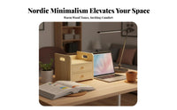 Adjustable Desktop Organizer with Drawers Space Saving for Dorm Room, Students