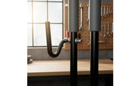 Padded L-Shaped Bike Stand Stable Upright Cycle Stand Powder-Coated Freestanding Bike Rack Rust-Resistant for Commuters