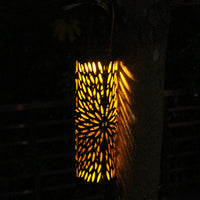 Hanging Solar Lantern Metal Solar Lantern Light Waterproof for Yard, Patio