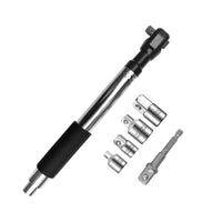 5 Pieces Multifunction Ratchet Wrench Set Metric Ratchet with Adapters Extended Socket Wrench Set Universal for Garage