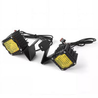 GUANTENGYU Front Turn Signal Light for Harley CVO Road Glide 121 117, High Brightness Fog Light, 24-25