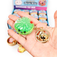 Simulated Char Siu Bao Toy with Keychain