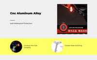 USB bike brake light, waterproof