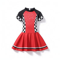 Dress Zipper Closure Costume Flared Costume Dress for Girls, Kids, Halloween