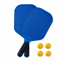 Pickleball Paddle Set with Balls Perforated Pickleball Set with Balls Honeycomb