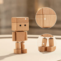 Robot Car Air Freshener Natural Robot Ornament Mini for Drivers