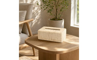 Tissue Box Cover Tabletop Tissue Box Holder Decorative Container for Decorators, Bedroom, Reception Desk