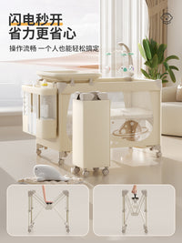 ULOP优乐博云梦婴儿床拼接床带尿布台可移动折叠宝宝床多功能礼物