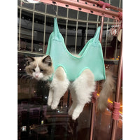 猫咪剪指甲吊床英短防抓防咬固定袋神器宠物打针喂药护理美容吊床