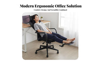 Reclining Mesh Chair with Footrest 360-Degree rotating for Study, Students, enthusiasts