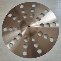 15.5/18/20 Inch Drum Set Jazz Drum Hole Cymbal Stack Effect Cymbal Handmade Cymbal Hi-Hat