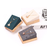 Solid Wood Jewelry Display Stand for Necklaces and Pendants