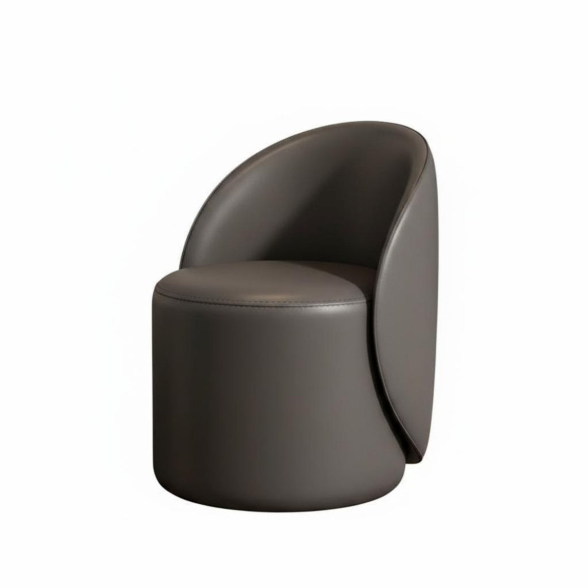 Upholstered Low-Back Swivel Stool Modern Design Household Furniture for Women