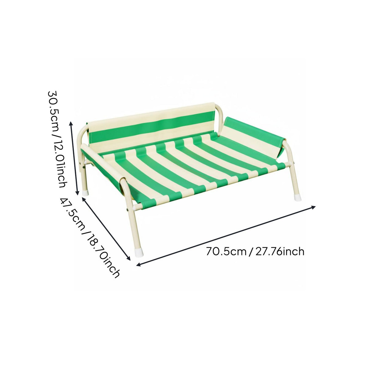 Elevated Dog Bed Moisture-Proof Raised Pet Cot All-Season Use for Indoor, Dogs