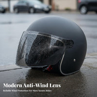 Helmet Visor Anti-Fog Face Visor Crisp Optics for Motorcyclists